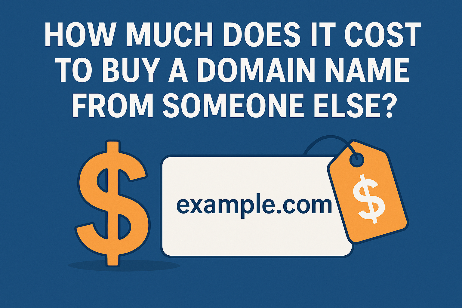 How Much Does It Cost to Buy a Domain Name from Someone Else?